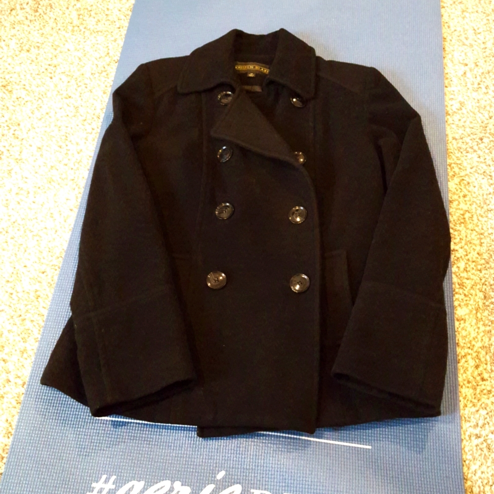 Kristen Blake wool blend pea coat